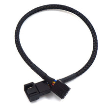 Load image into Gallery viewer, High Quality 4 Pin Pwm Fan Cable 1 To 2/3/4 Ways Splitter Black Sleeved 27cm Extension Cable Connector 4Pin PWM Extension Cables